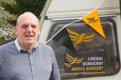 David Watts at Surgery Caravan in Southwell