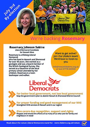 July 2025 by election leaflet page1